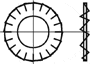 DIN 6798 A Шайба