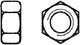 DIN 6915 Гайка